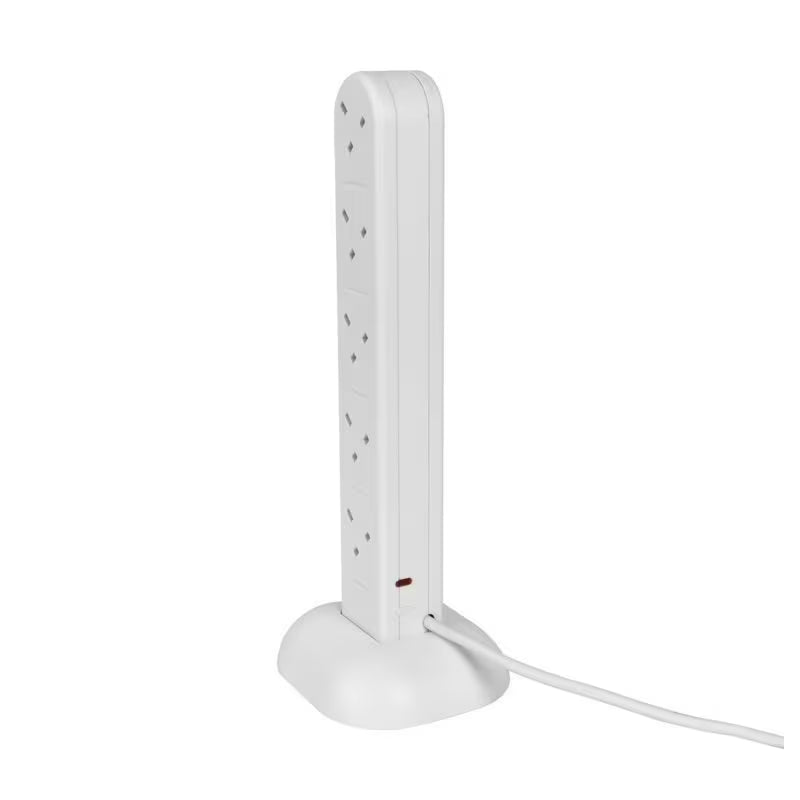 Securlec 10 Way Power Tower Extension Lead with 1m Cable (SL9040)