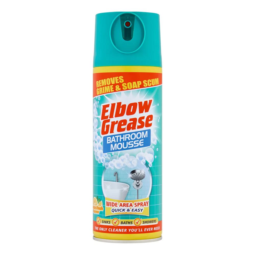 Elbow Grease Bathroom Mousse Lemon Fresh 400ml (EG141)