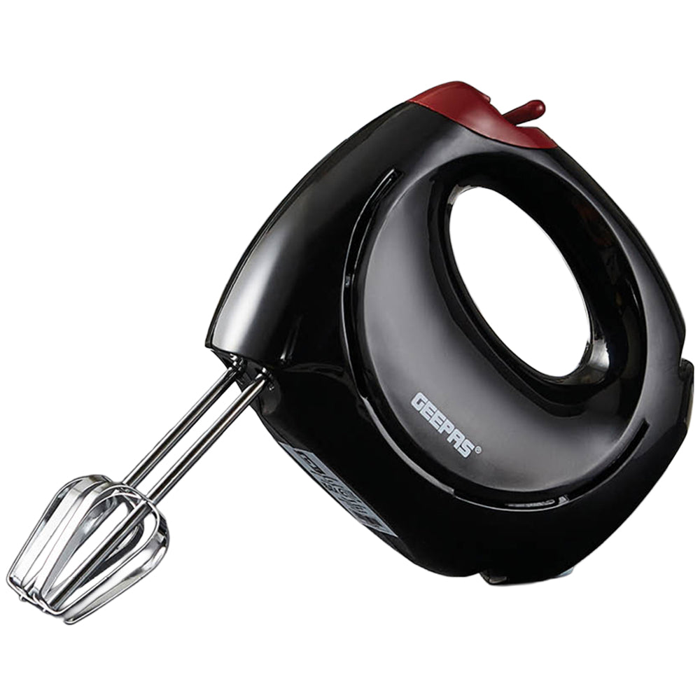 Geepas 150W Black Hand Mixer 7 Speed (GHM43012UK-BK)