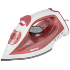 Geepas 1800W Steam Iron White & Red (GSI7783UK-RD)