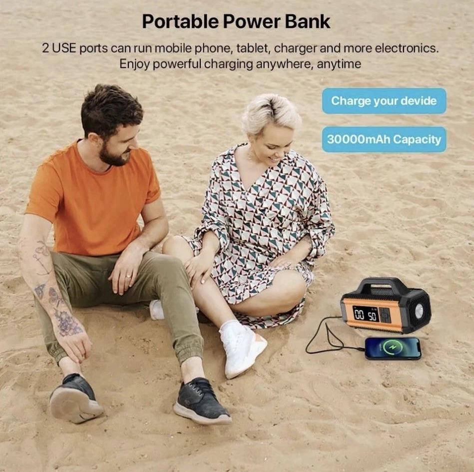 Ven-Dens Car All-in-One Jump Starter & Air Pump (VD-CP010)