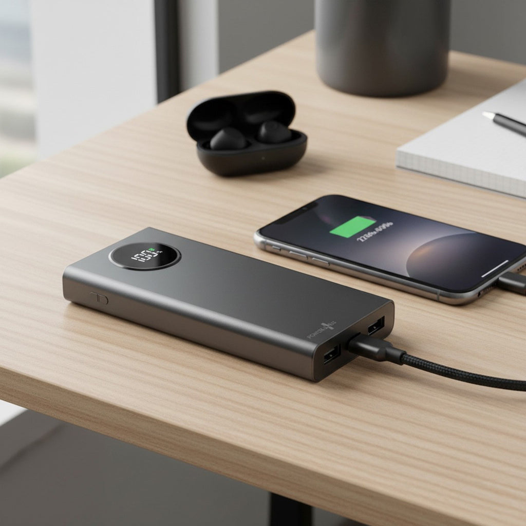 Powerplus 10000mAh Power Bank USB-C & Dual USB-A (9192)