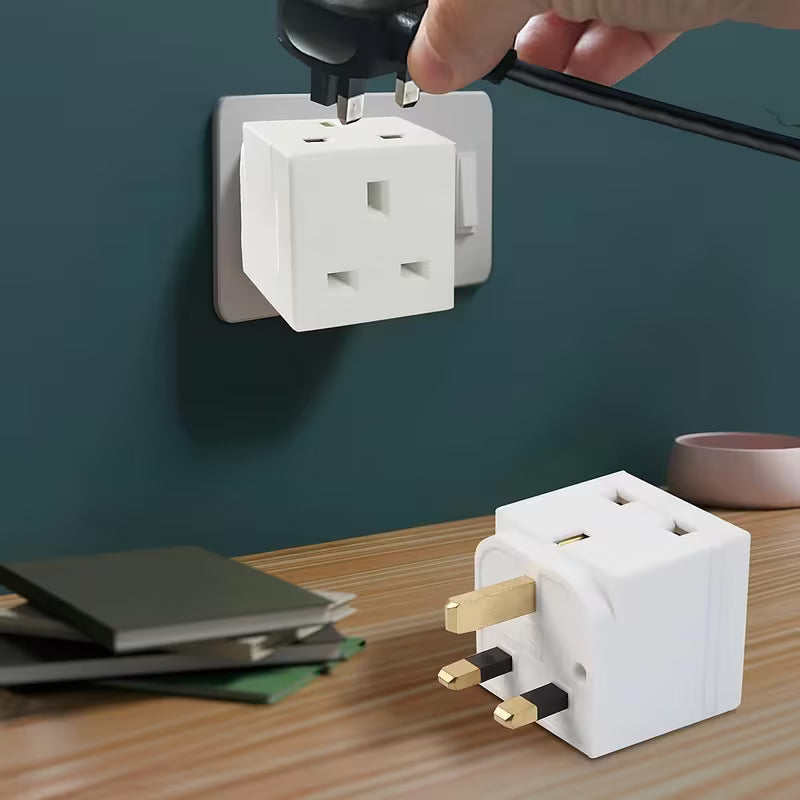 Powerplus 2 Way Plug-In Socket Adaptor (1030)