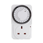 Powerplus 24-Hour Plug-In Mechanical Timer Switch (1322)