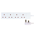 Powerplus 4 Way UK Extension Lead with 1m Cable (1332)