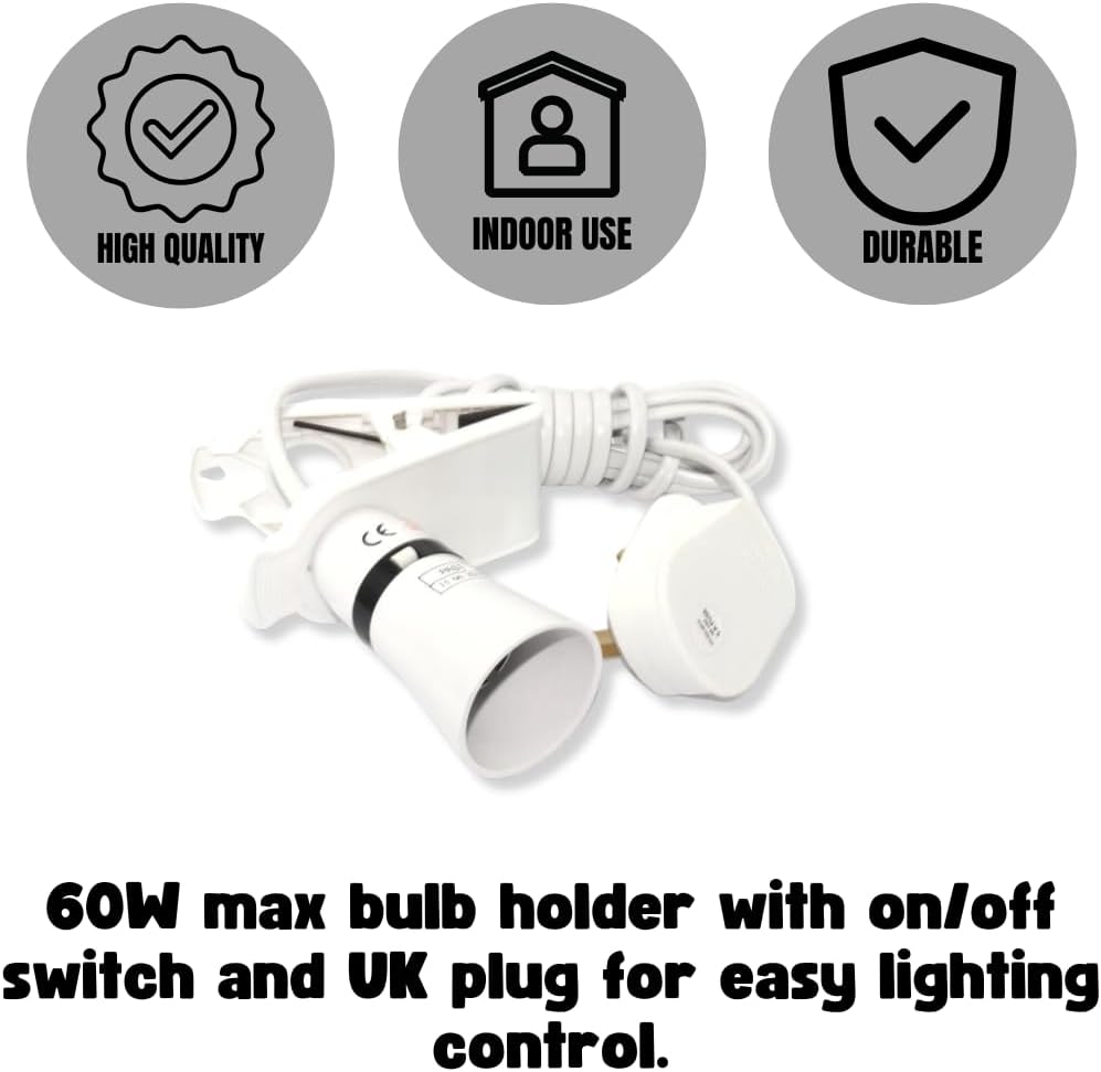 Powerplus Clip On Light 2m Cable (1016)