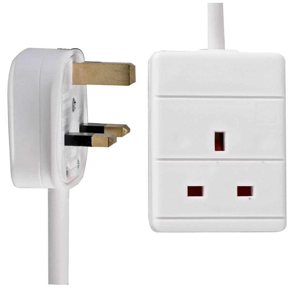 Powerplus 1-Gang UK Extension Lead with 2m Cable (1331)