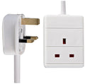 Powerplus 1-Gang UK Extension Lead with 2m Cable (1331)