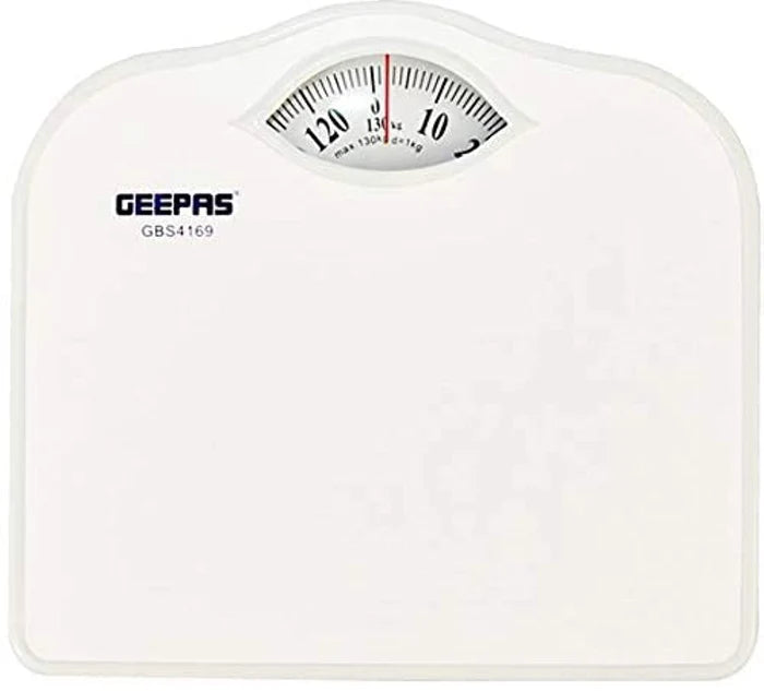 Geepas Mechanical Bathroom Scale White (GBS4169)