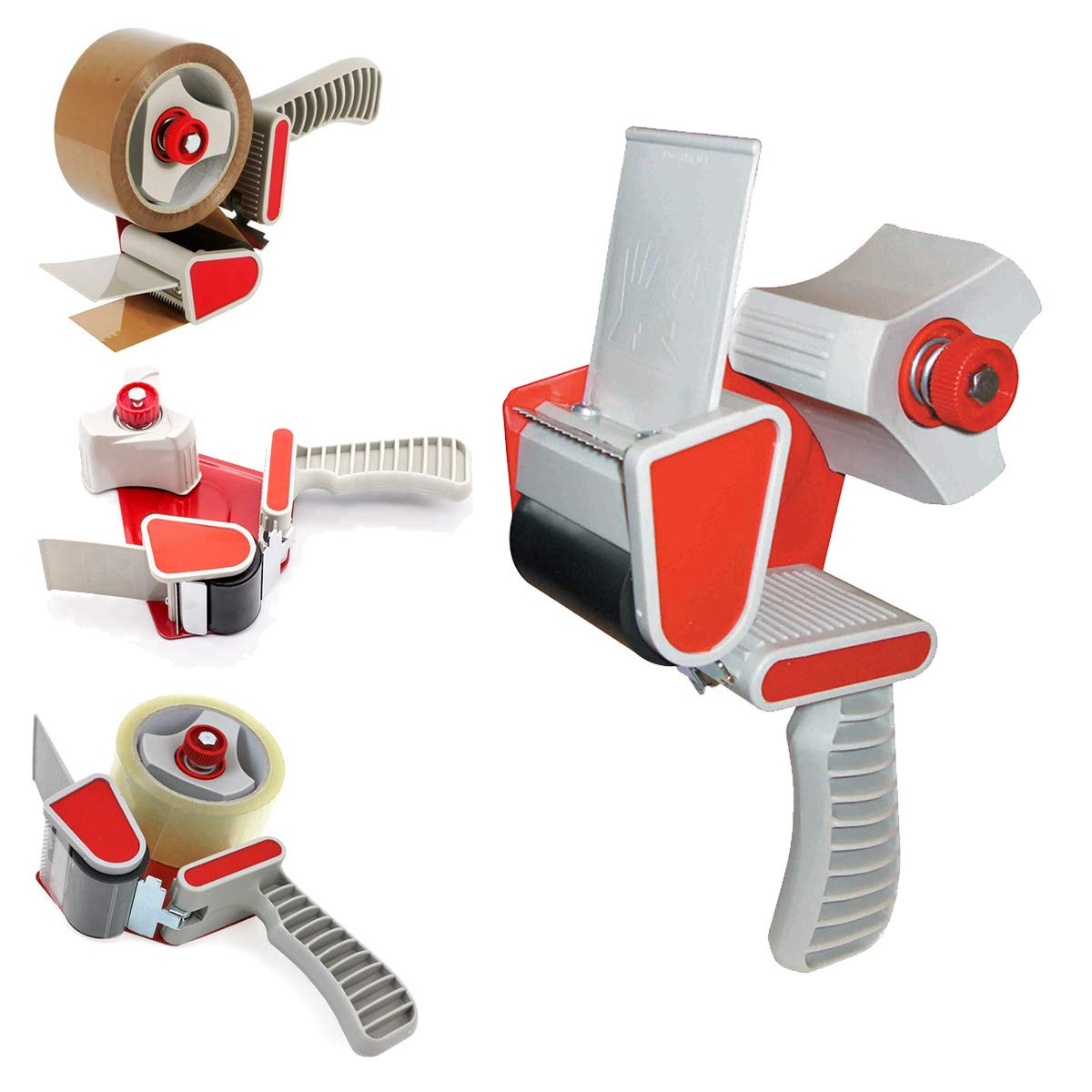 Supadec Tape Gun Dispenser with 2 Rolls Parcel Tape