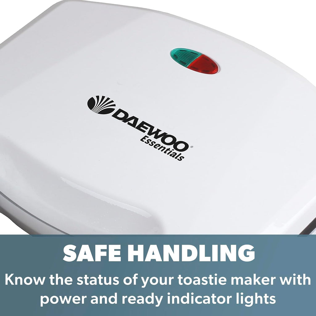 Daewoo Essentials 2 Slice Sandwich Toaster (SDA1037)