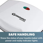 Daewoo Essentials 2 Slice Sandwich Toaster (SDA1037)