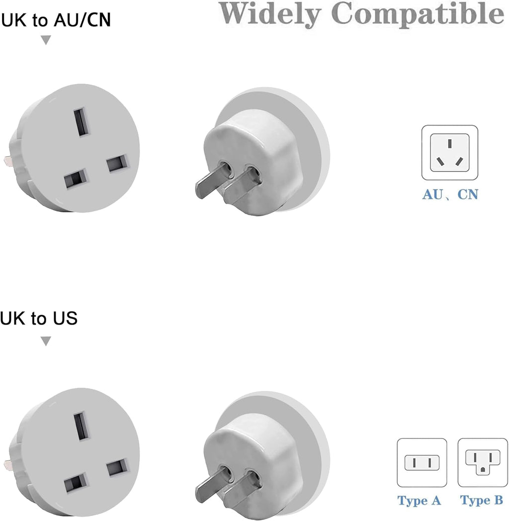 Powerplus Travel Adaptor UK to USA Mexico Canada (1350)
