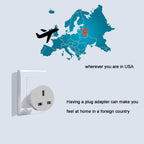 Powerplus Travel Adaptor UK to USA Mexico Canada (1350)