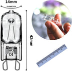 Powerplus G9 Halogen Bulb Clear Capsule 28W Pack of 2 (3340)