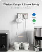 Ven-Dens 3 Way UK Wall Charger Adaptor with USB-C PD & Dual USB-A (SP-ADT04)