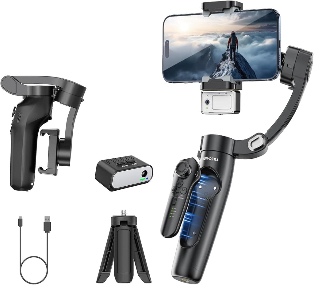 Ven-Dens AI Smartphone Gimbal Stabiliser (VD-SS11)