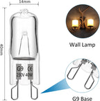 Powerplus G9 Halogen Bulb Clear Capsule 28W Pack of 2 (3340)