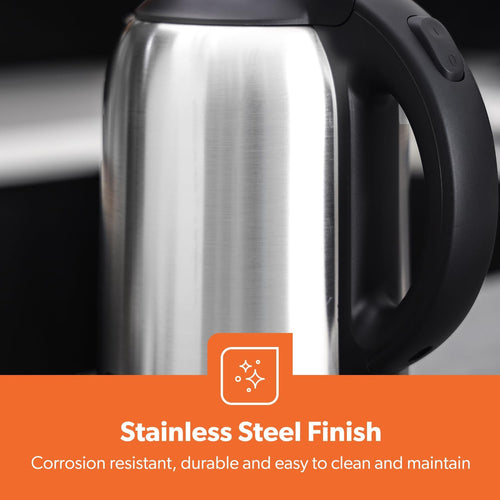 Geepas 1.8L Stainless Steel Electric Cordless Kettle (GK5466)