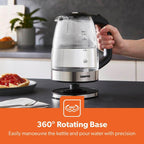 Geepas 1.7L Illuminating Glass Electric Kettle (GK38058UK)