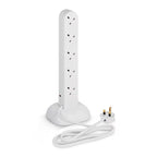 Securlec 10 Way Power Tower Extension Lead with 1m Cable (SL9040)