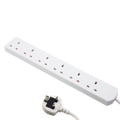 Powerplus 6-Gang UK Extension Lead with 2m Cable (1008/1342)