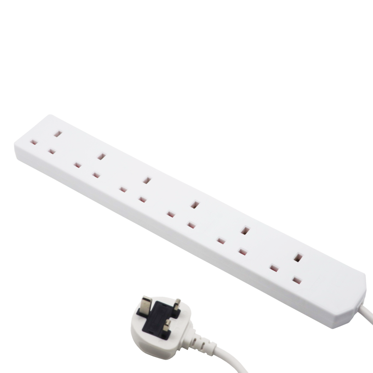 Powerplus 6-Gang UK Extension Lead with 2m Cable (1008/1342)
