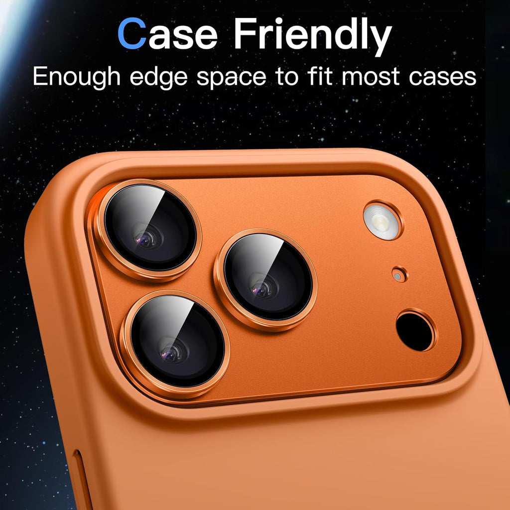 Ven-Dens Camera Lens Protector for iPhone 17 Pro Max 6.9" Orange (VD-CL06)