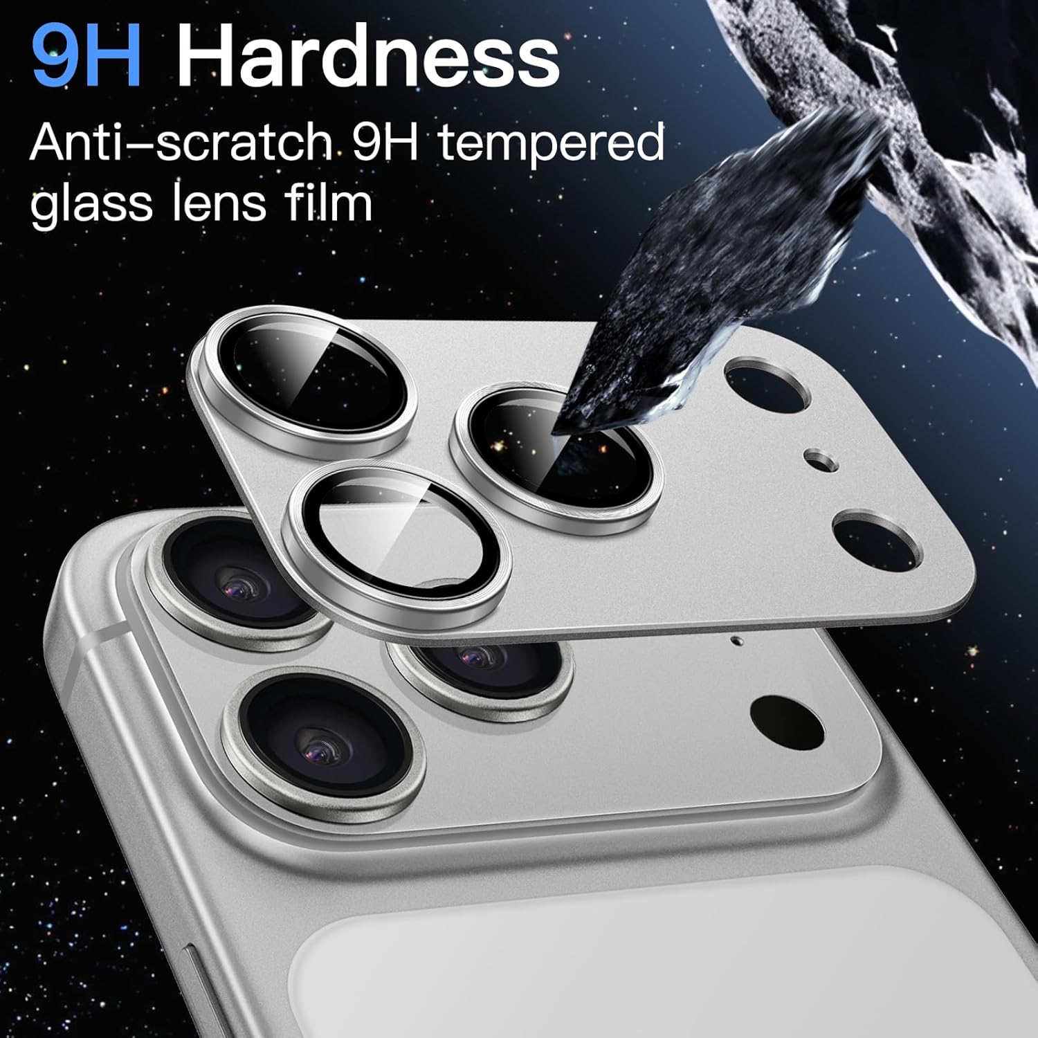 Ven-Dens Camera Lens Protector for iPhone 17 Pro Max 6.9" Silver (VD-CL06)