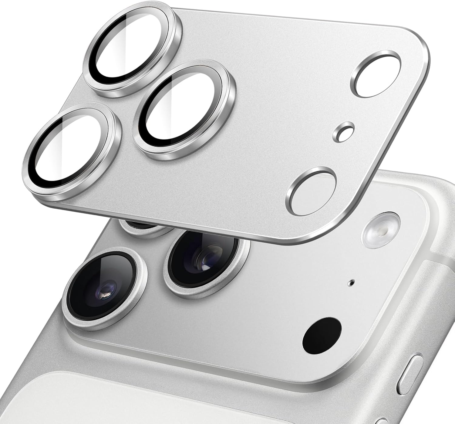 Ven-Dens Camera Lens Protector for iPhone 17 Pro Max 6.9" Silver (VD-CL06)