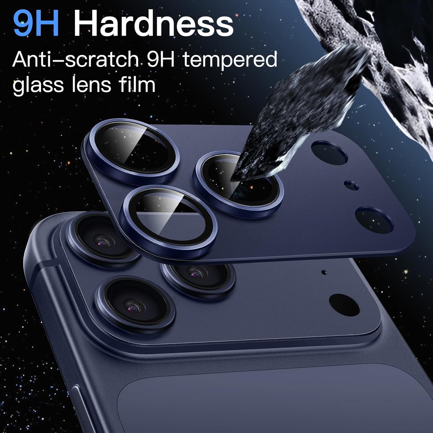 Ven-Dens Camera Lens Protector for iPhone 17 Pro 6.3" Blue (VD-CL06)