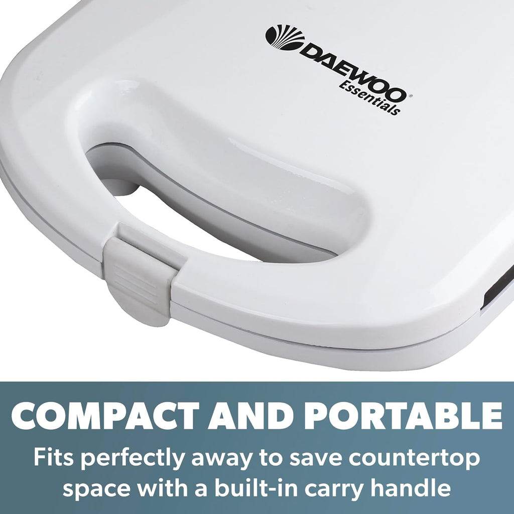 Daewoo Essentials 2 Slice Sandwich Toaster (SDA1037)