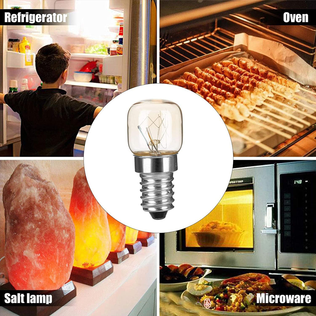 Powerplus Oven Bulbs 15W E14 SES Clear 2 Pack (3229)