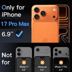 Ven-Dens Camera Lens Protector for iPhone 17 Pro Max 6.9" Orange (VD-CL06)