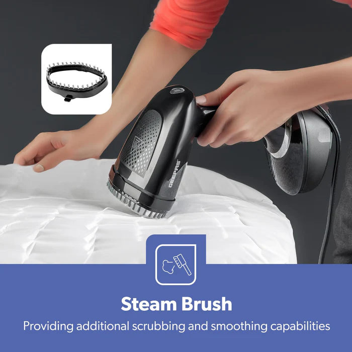 Geepas 1500W Black Handheld Garment Steamer 400ml (GGS25040UK)
