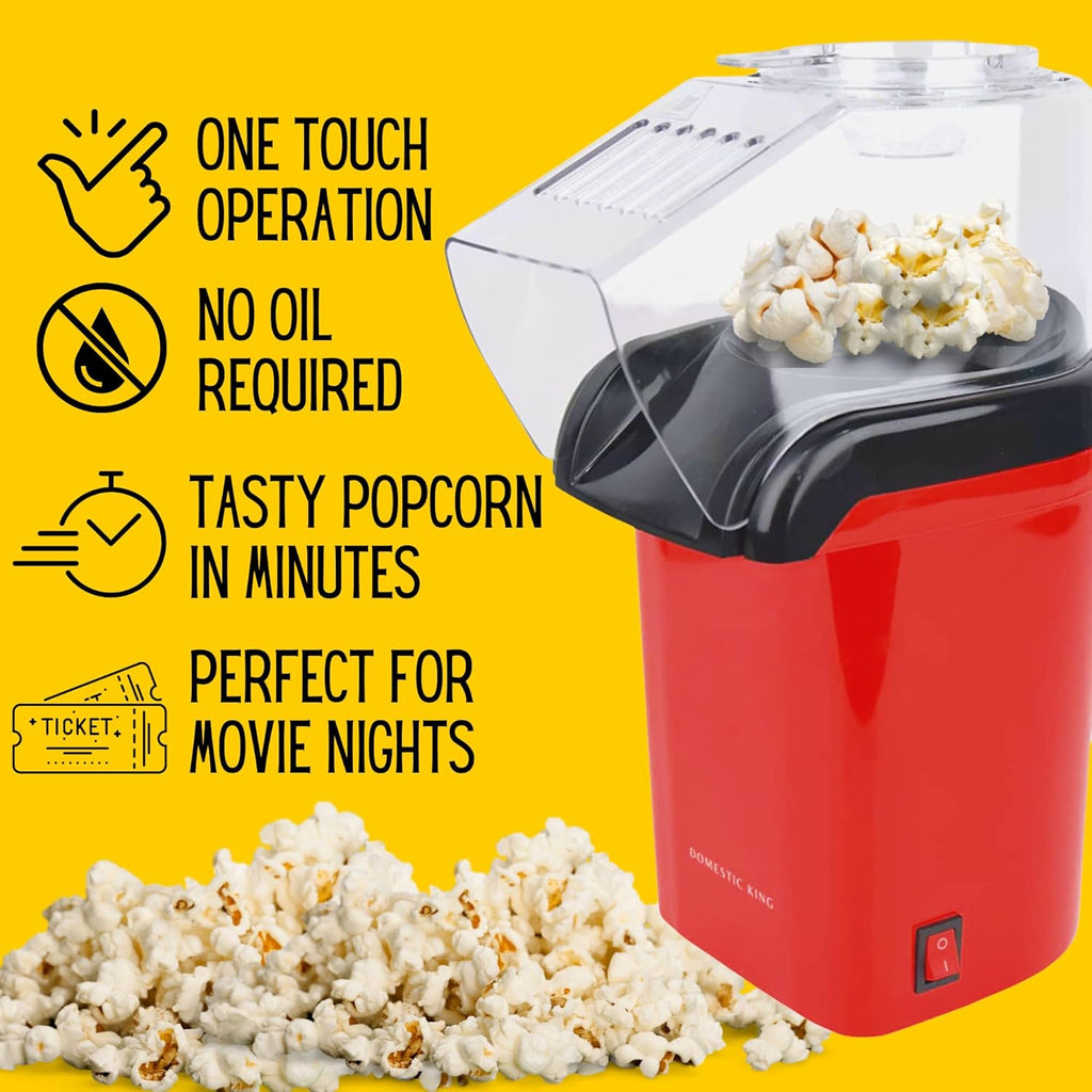 Domestic King 1200W Popcorn Maker (DK18049)