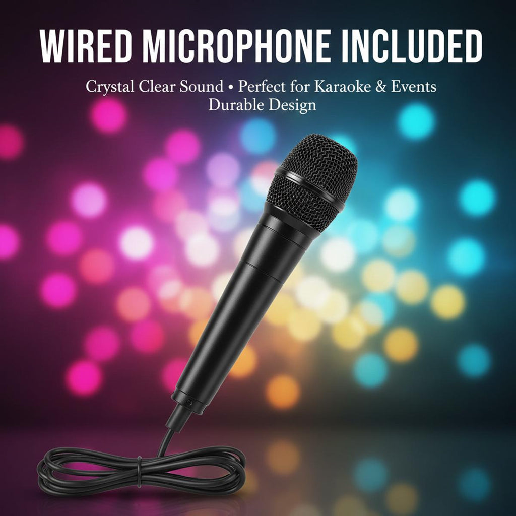 Panther Force Portable Karaoke Speaker System with Microphone (PF309)