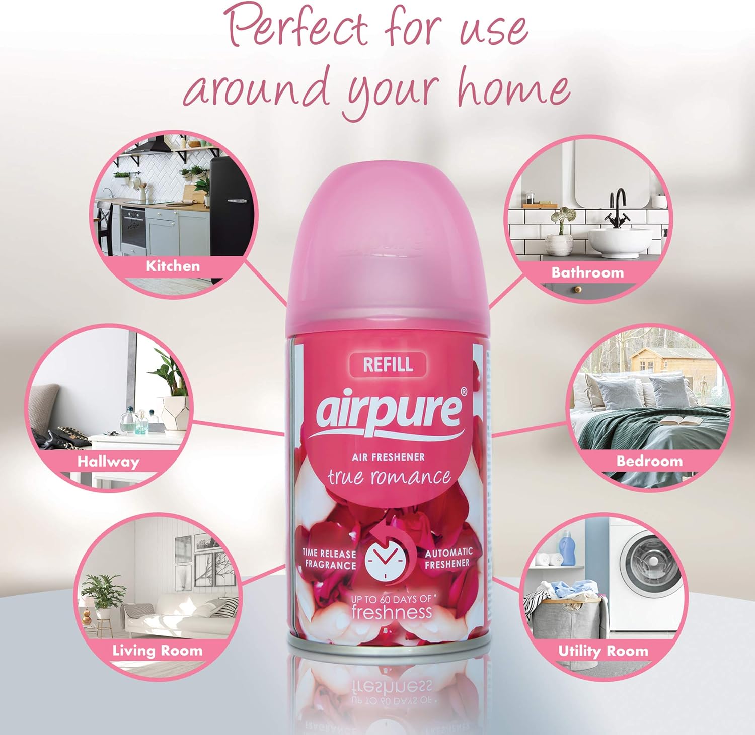 AirPure Moments Automatic Air Freshener Refill 250ml True Romance