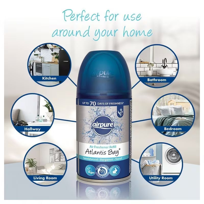 AirPure Moments Automatic Air Freshener Refill 250ml Atlantis Bay