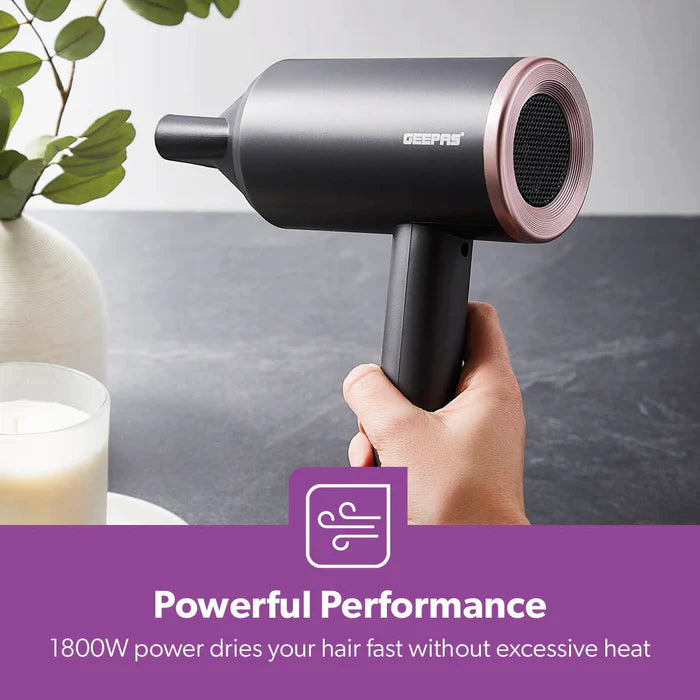 Geepas 1800W Hair Dryer (GH86061UK)