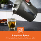 Geepas 1.7L Rapid-Boil Cordless Electric Kettle Grey (GK38029UK-GY)