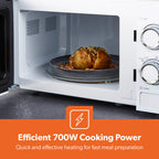 Geepas 20L Manual Microwave 700W White (GMO1899-WT)