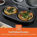 Geepas Dual Omelette Maker (GOM63080UK)