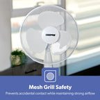 Geepas 16" Pedestal Fan 40W (GF211511)