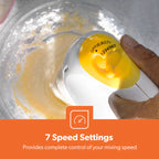 Geepas 7-Speed Turbo Hand Mixer 150W White (GHM43012)