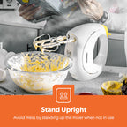 Geepas 7-Speed Turbo Hand Mixer 150W White (GHM43012)