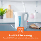 Geepas 1.7L Cordless Electric Kettle White (GK38029UK_WT)