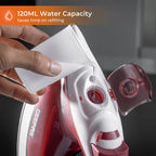 Geepas 1800W Steam Iron White & Red (GSI7783UK-RD)