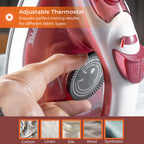 Geepas 1800W Steam Iron White & Red (GSI7783UK-RD)