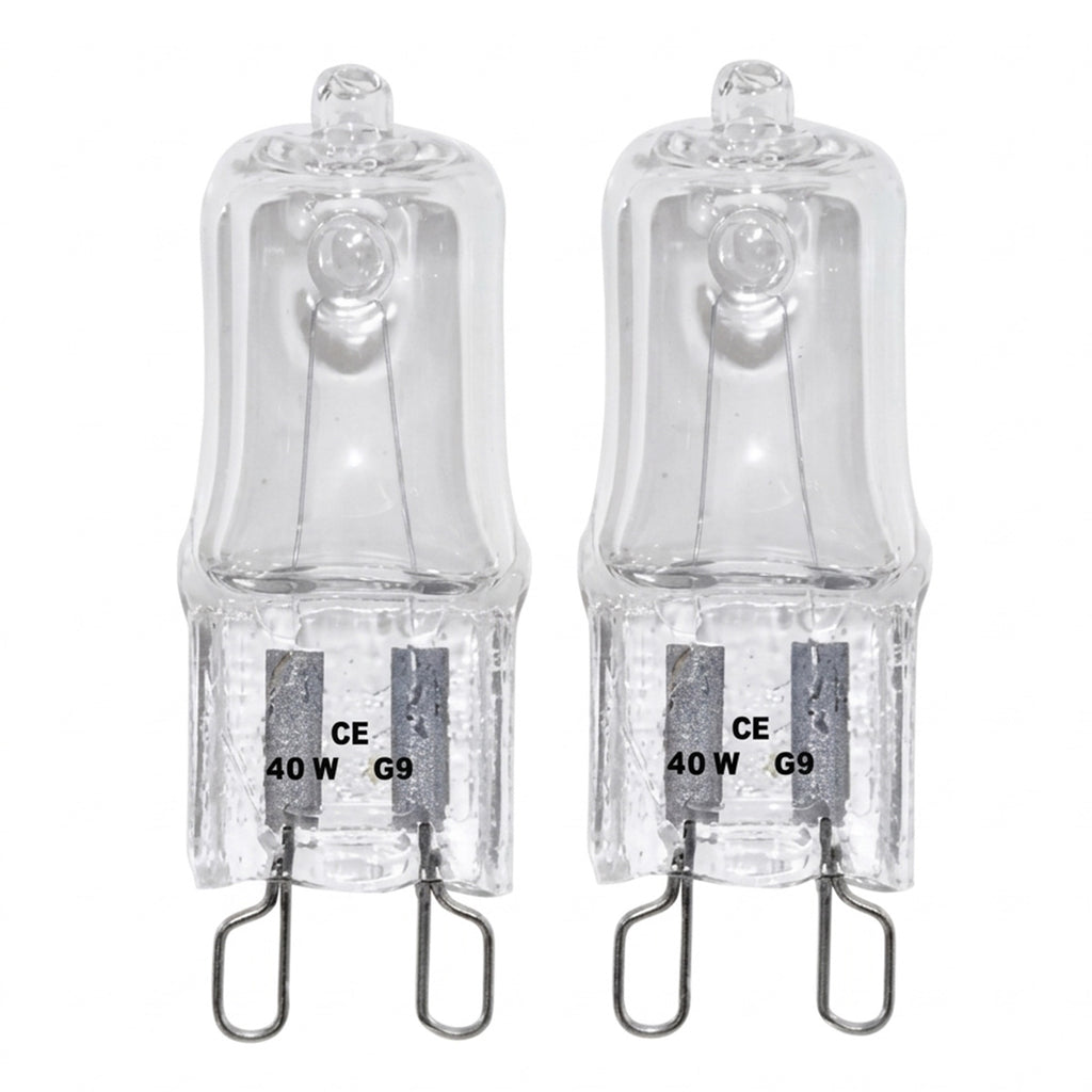 Powerplus G9 Halogen Bulb Clear Capsule 28W Pack of 2 (3340)